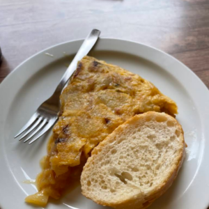 Bocadillos con tortilla 1/2 especial